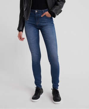 Superdry Sophia Skinny Női Farmer Kék | HEUCQ6381